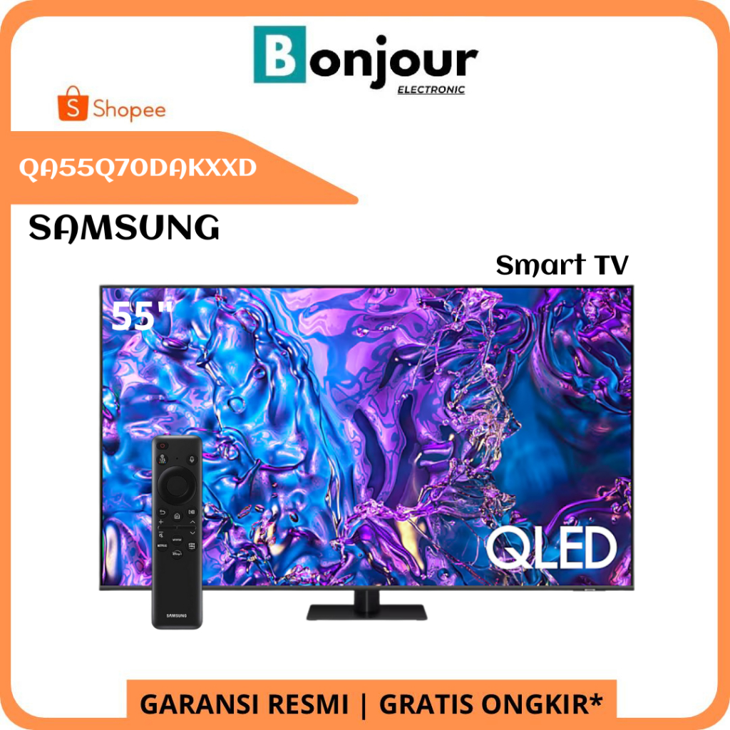 TV Qled Samsung 55 Inch Q70D Samsung 55Q70D 4K UHD Smart TV Samsung QA55Q70DAKXXD