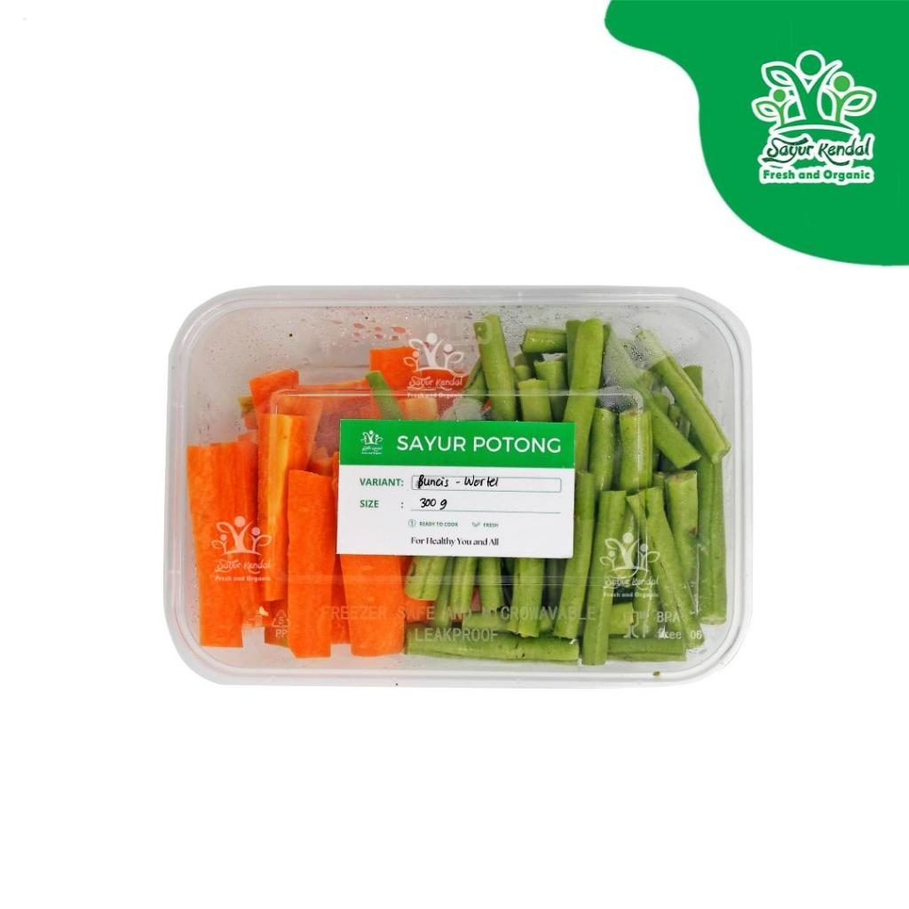

Buncis & Wortel Potong (Stick) - Sayur Kendal