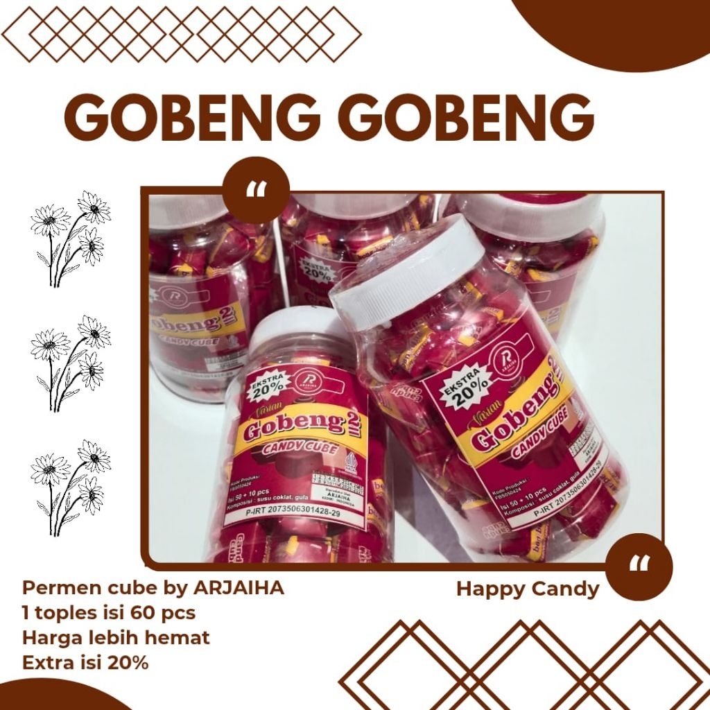 

Candy Cube GOBENG GOBENG Permen Cube Viral Milo