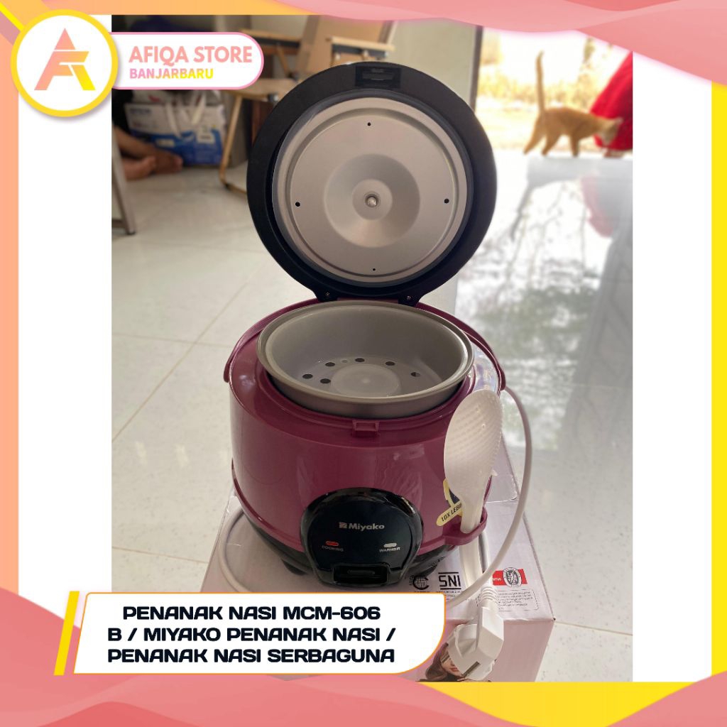 penanak nasi mcm-606 B /miyako Penanak nasi / penanak nasi serbaguna