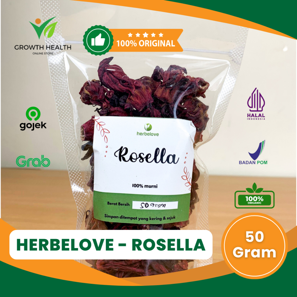 

HERBELOVE – ROSELLA 100% MURNI 50 GRAM