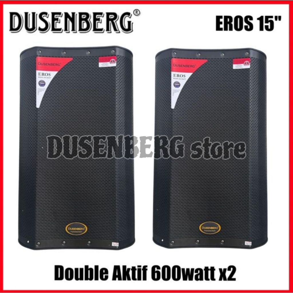 SPEAKER AKTIF BLUETOOTH KARAOKE SMART TV YOUTUBE DUSENBERG 15 INCH EROS 15 SPEAKER KARAOKE INDOOR OU