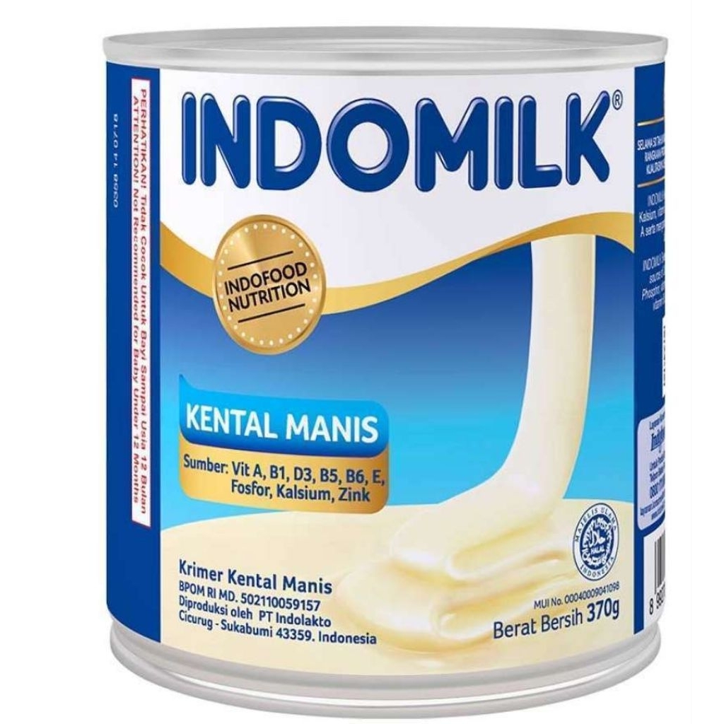 

SUSU INDOMILK KENTAL MANIS PUTIH 370g (kaleng)