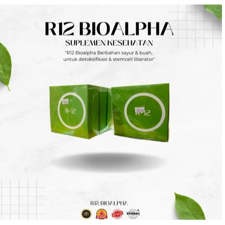 R12 BIO ALPHA / ALPHA HEALTH / RNW10 Minuman Serbuk Original