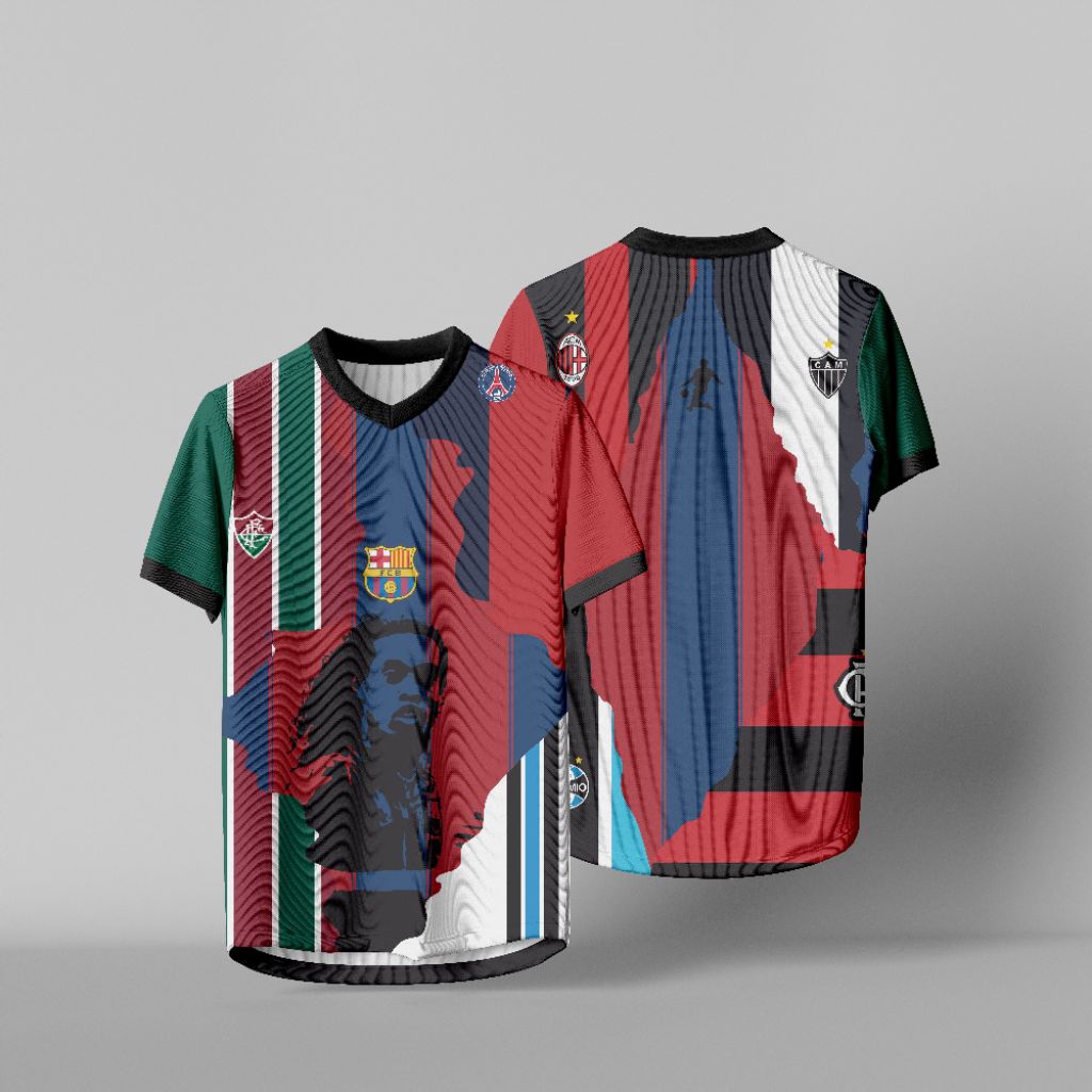 Jersey Bola edisi Ronaldinho dryfit