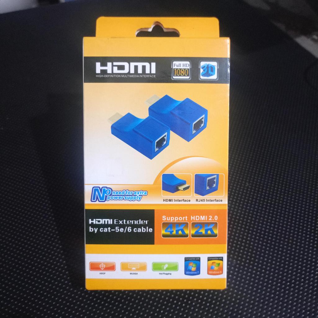HDMI EXTENDER BY CAT 5e LAN