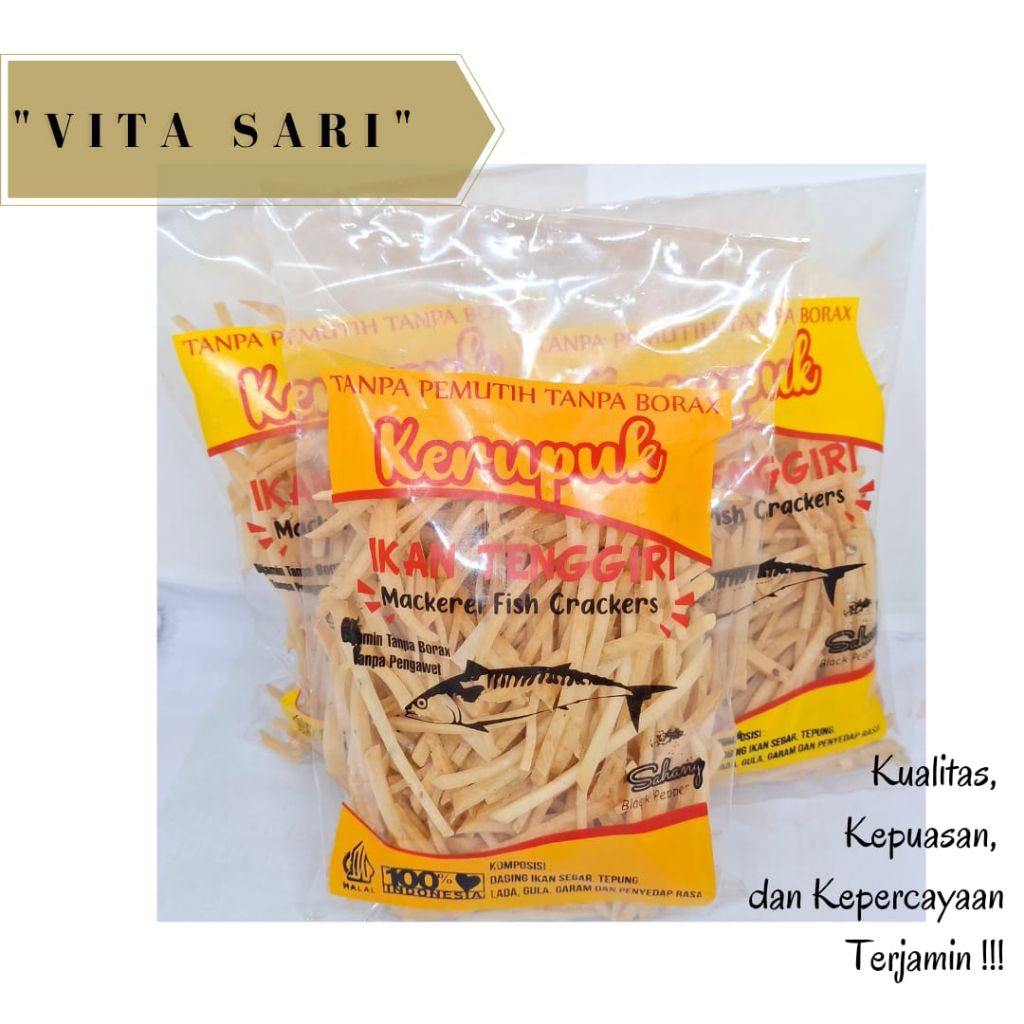 

KERUPUK IKAN/KERUPUK MENTAH /KERUPUK IKAN TENGGIRI/KERUPUK TENGGIRI/KERUPUK STICK