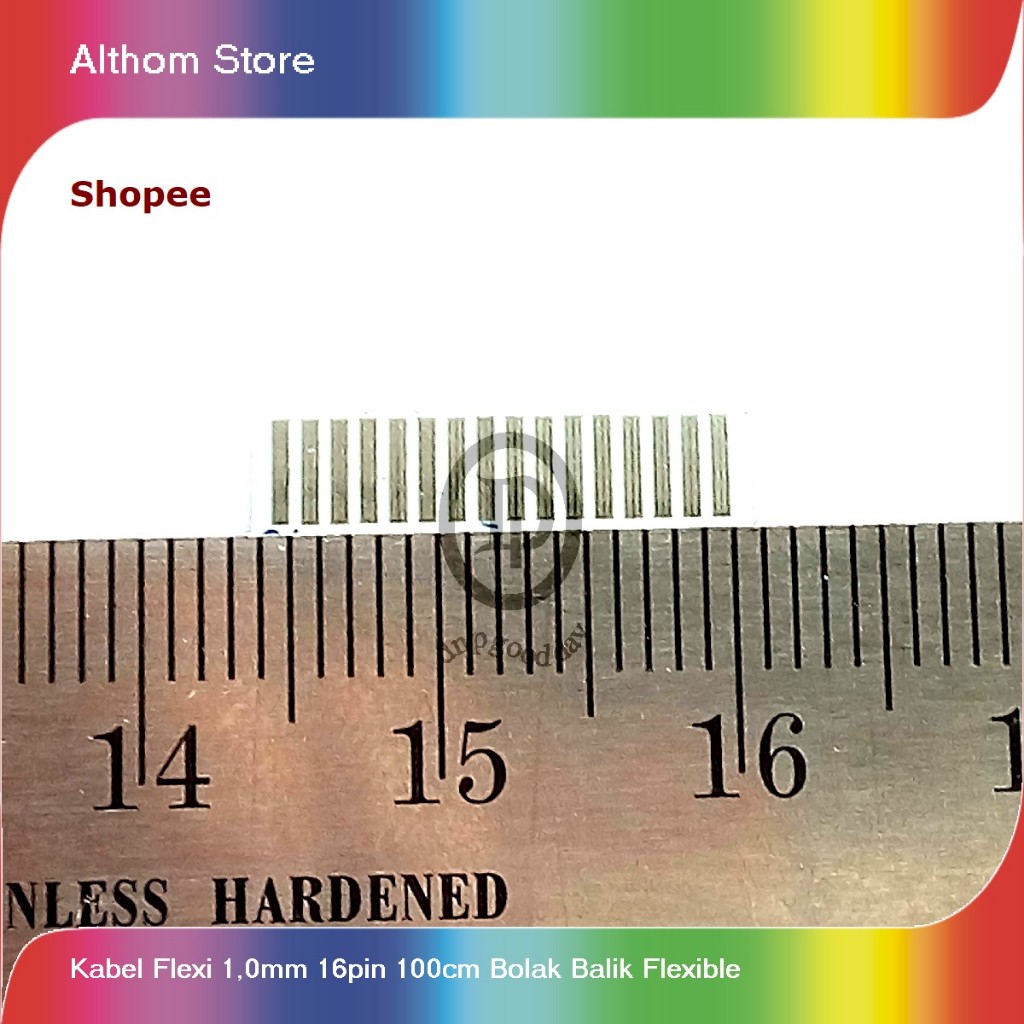 kabel flexi 1,0mm 16pin 100cm bolak balik flexible