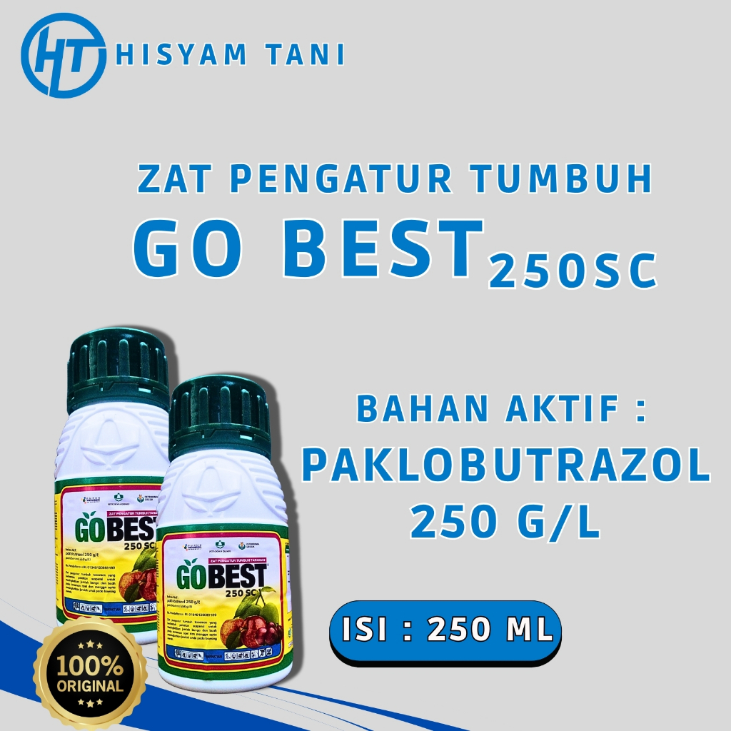 GO BEST 250 SC ZAT PENGATUR PERTUMBUHAN TANAMAN  - ISI 250 ML