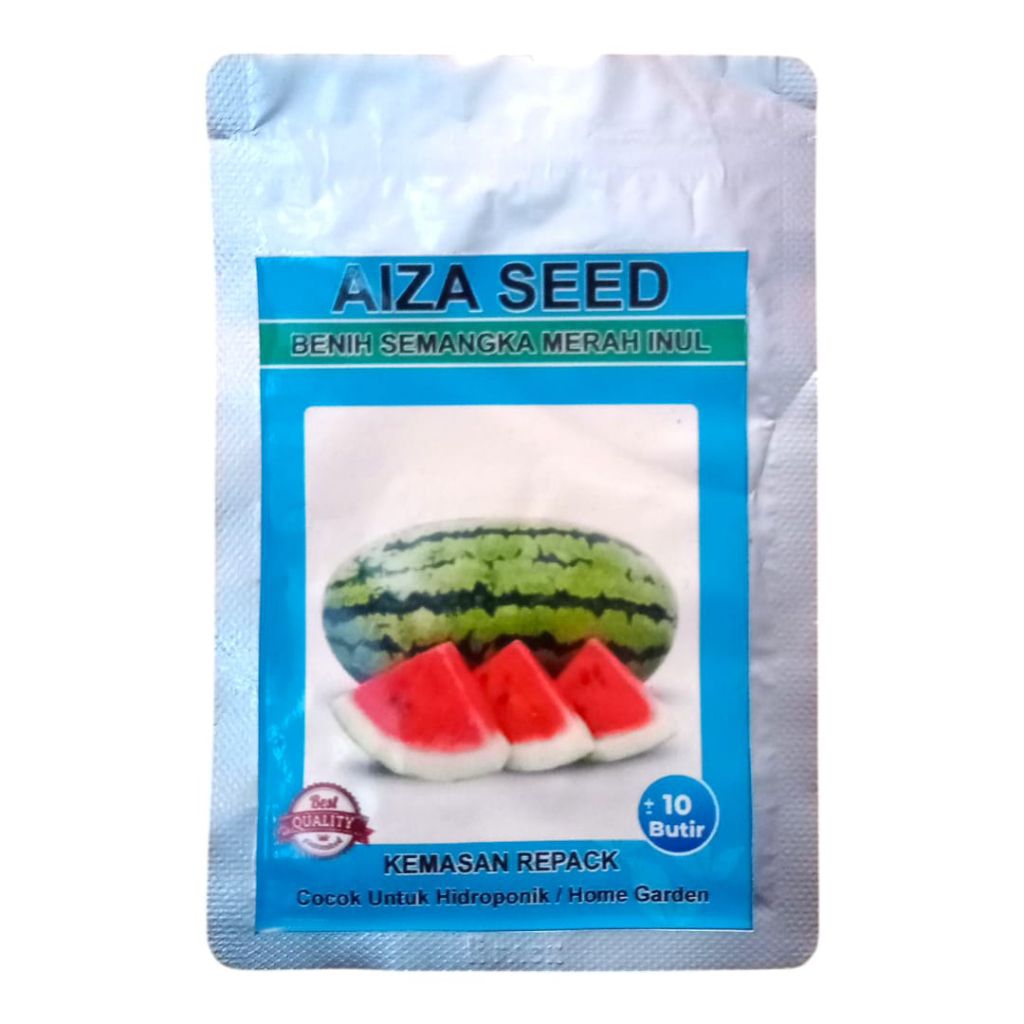 Benih Semangka Inul 10 Butir Semangka Merah Bibit Semangka Inul Benih Repack