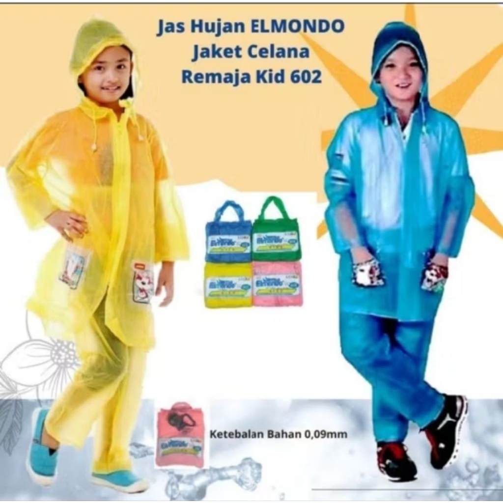 Jas Hujan Anak Elmondo Kids