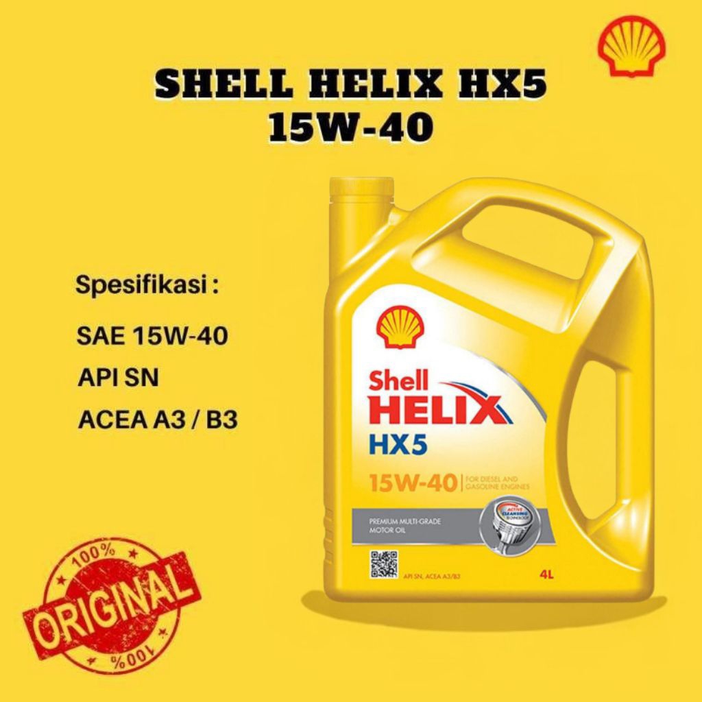 OLI SHELL HELIX HX 5 15W - 40