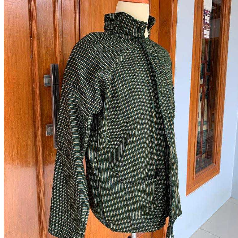 Baju Surjan Lurik Pria Dewasa/Baju Adat Jawa Tradisional Jogja Solo/Baju Jawa Pria