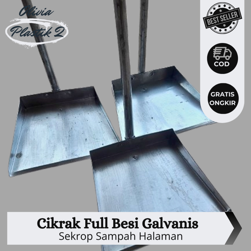 Cikrak/Pengki Besi Galvanis Anti Karat (INSTANT/ GOSEND)