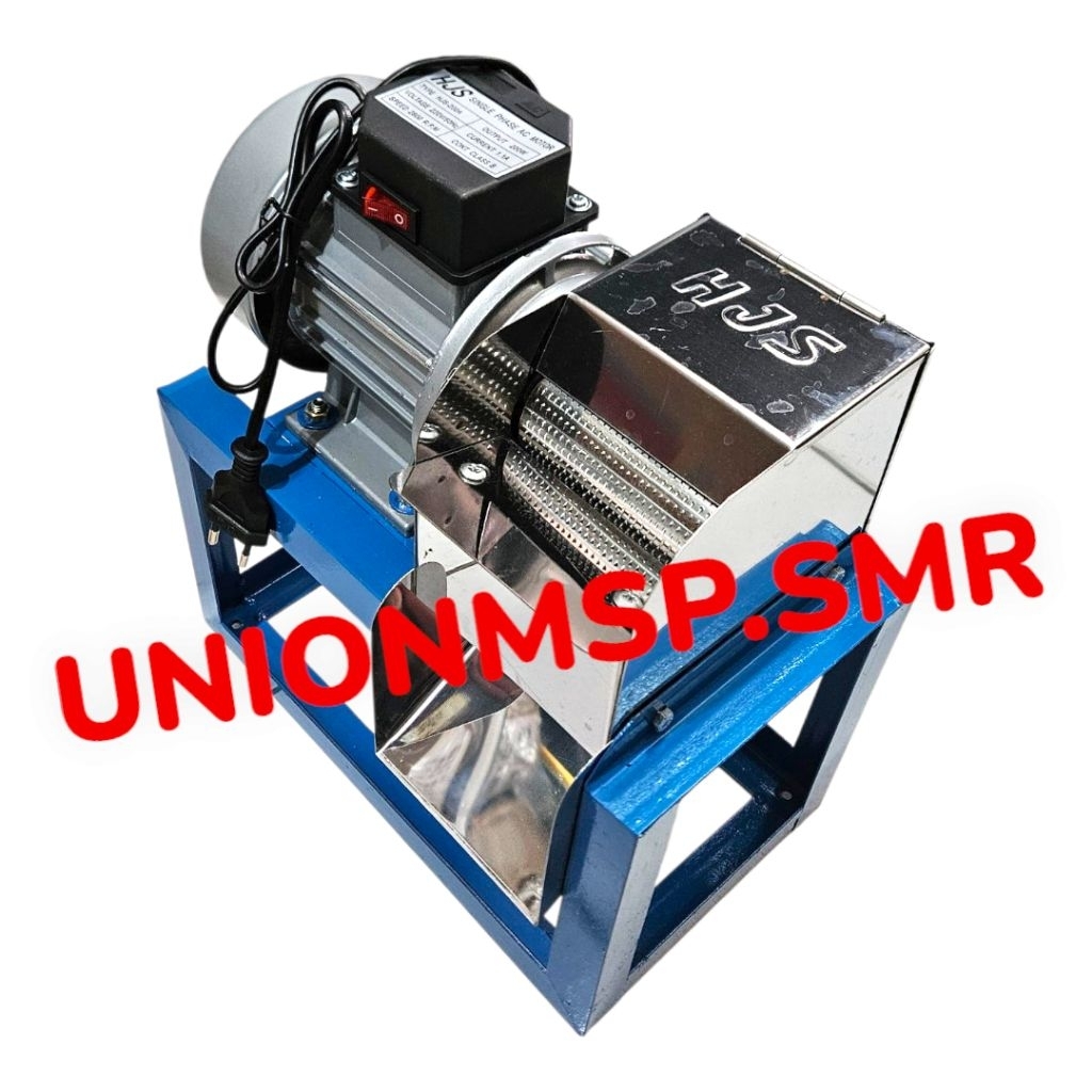 Parutan Kelapa Mini Listrik HJS Model Siku Segi Empat 370W – Mesin Serut Kelapa Otomatis Stainless S