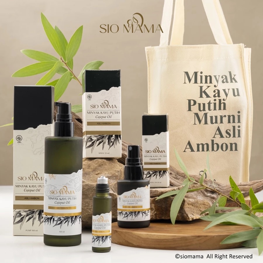 Siomama Bundling A - Minyak Kayu Putih Premium SIO MAMA Asli Ambon ( tanpa tas )