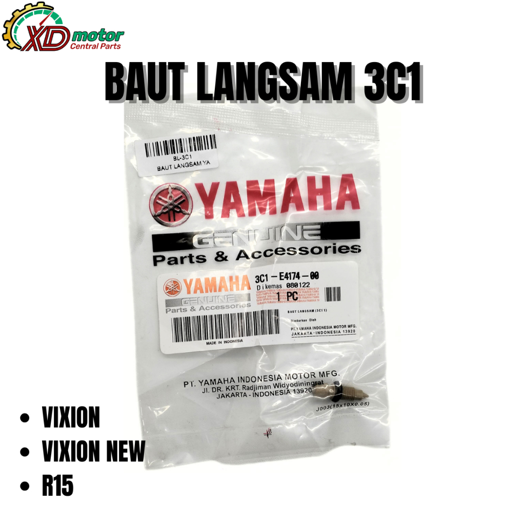 BAUT LANGSAM 3C1 YAMAHA UNTUK MOTOR VIXION VIXION NEW R15