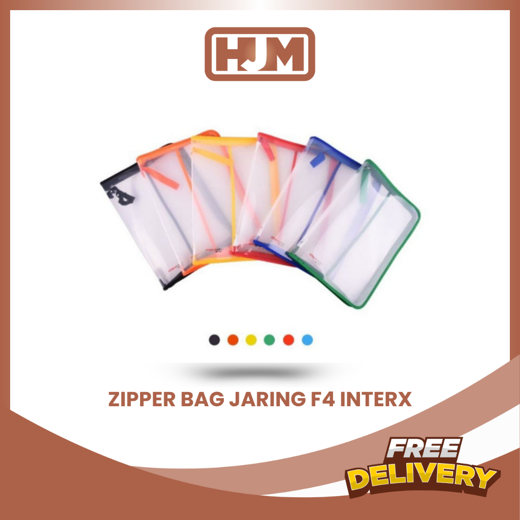 

INTERX ZIPPER BAG L+M ZBX100F