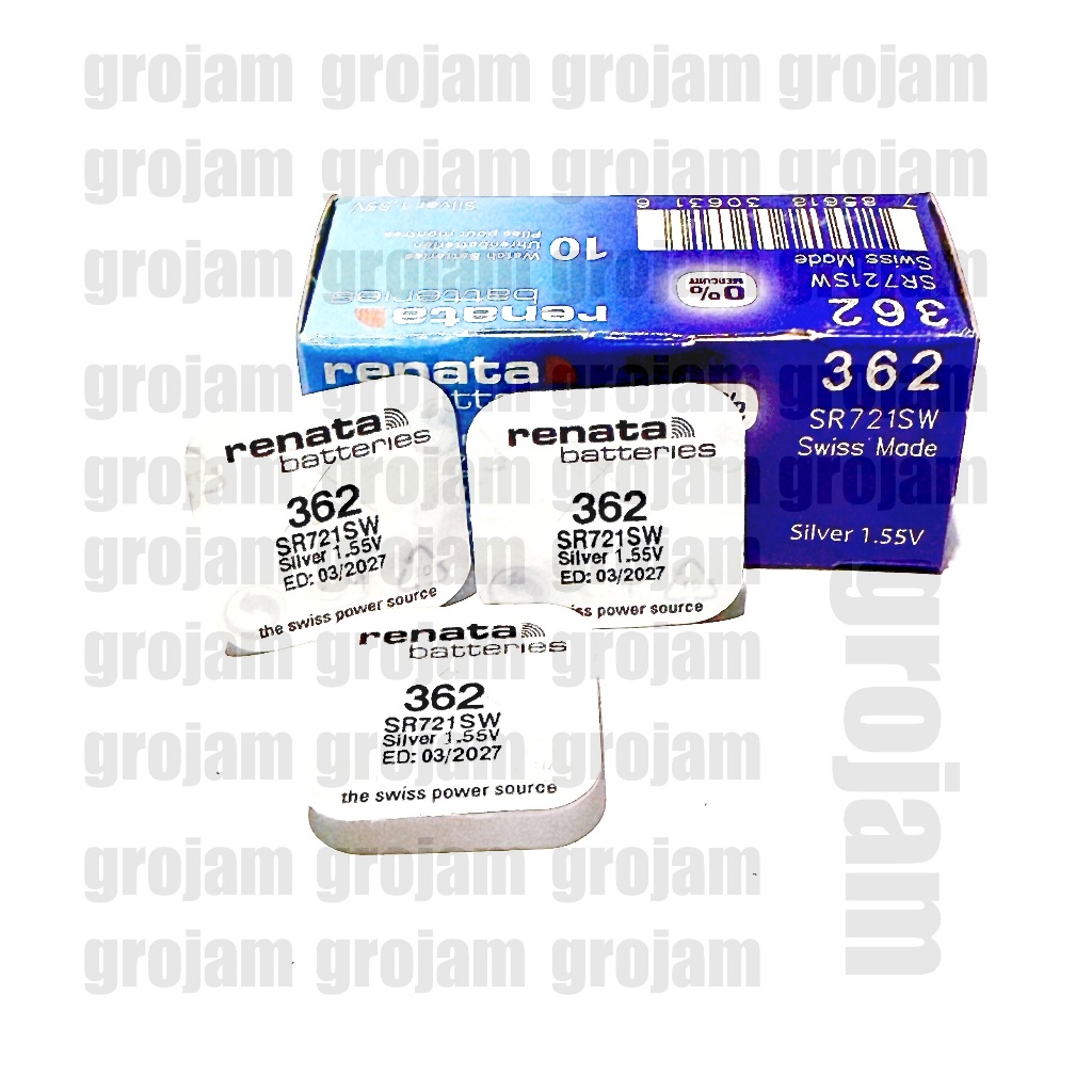 BATERAI Murata 362 721 SR721SW SR721 Maxel 362 721 Renata 362 721 ORIGINAL