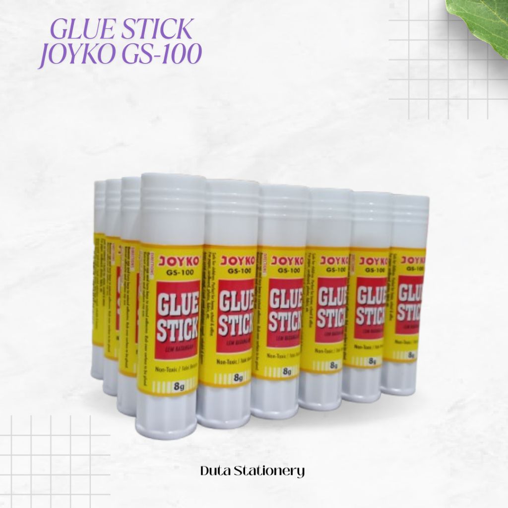 

GLUE STICK JOYKO GS-100 // 8 GRAM 1 PAK 24 PCS