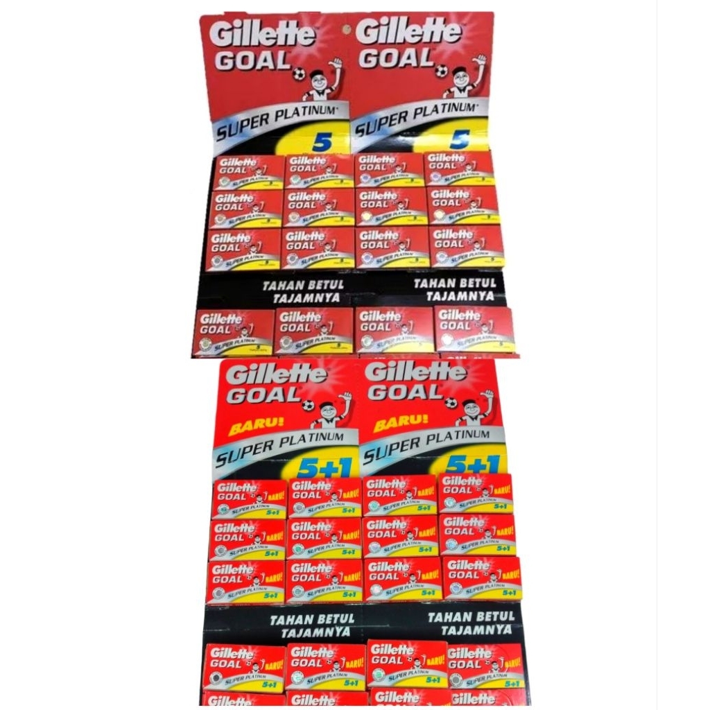 Isi Ulang Gillette Goal Super Platinum 5+1 / Gillette Goal Super Patinum 5