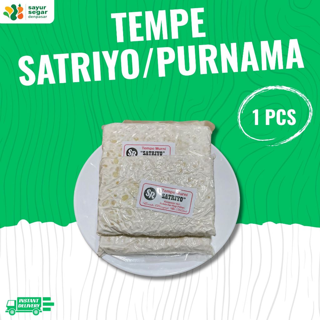 

Tempe Satriyo/purnama 1 pcs - Sayur Segar Denpasar