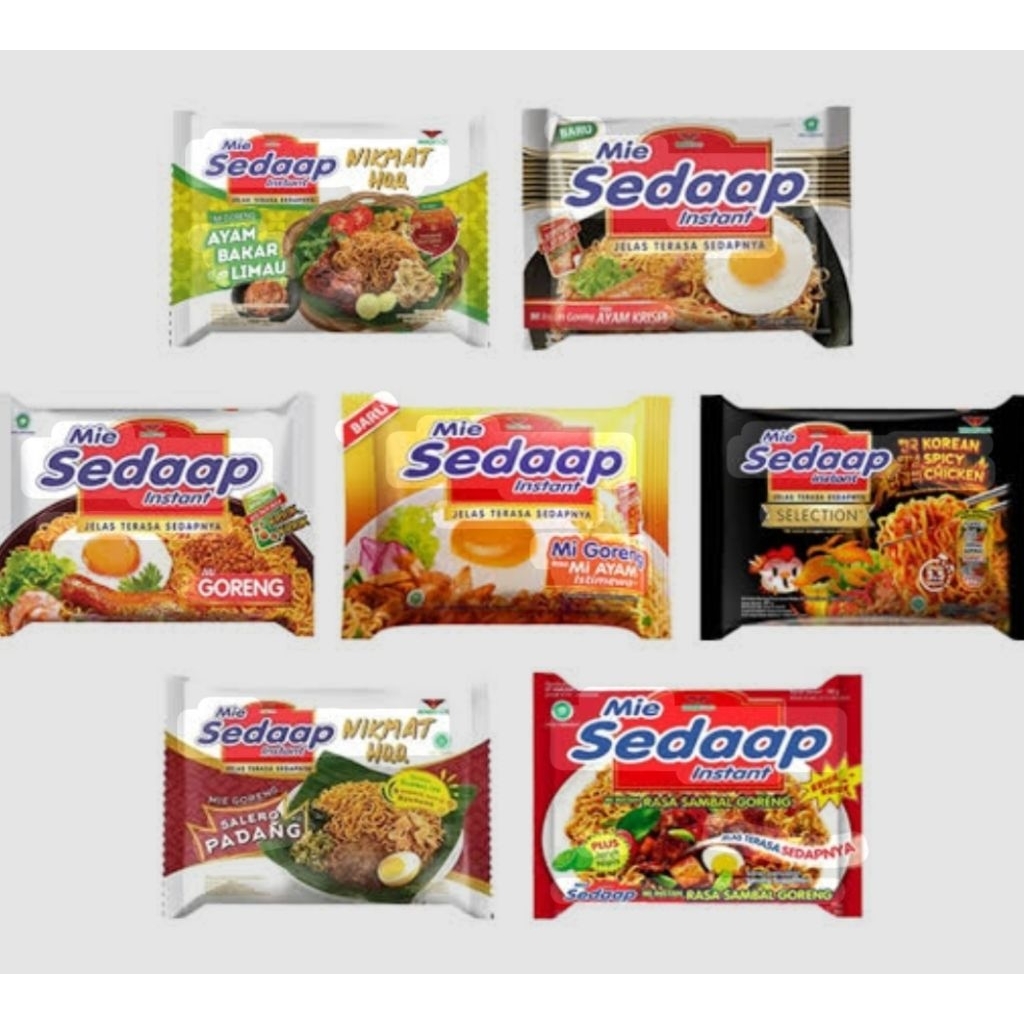 

Mi Sedap Kuah dan Goreng
