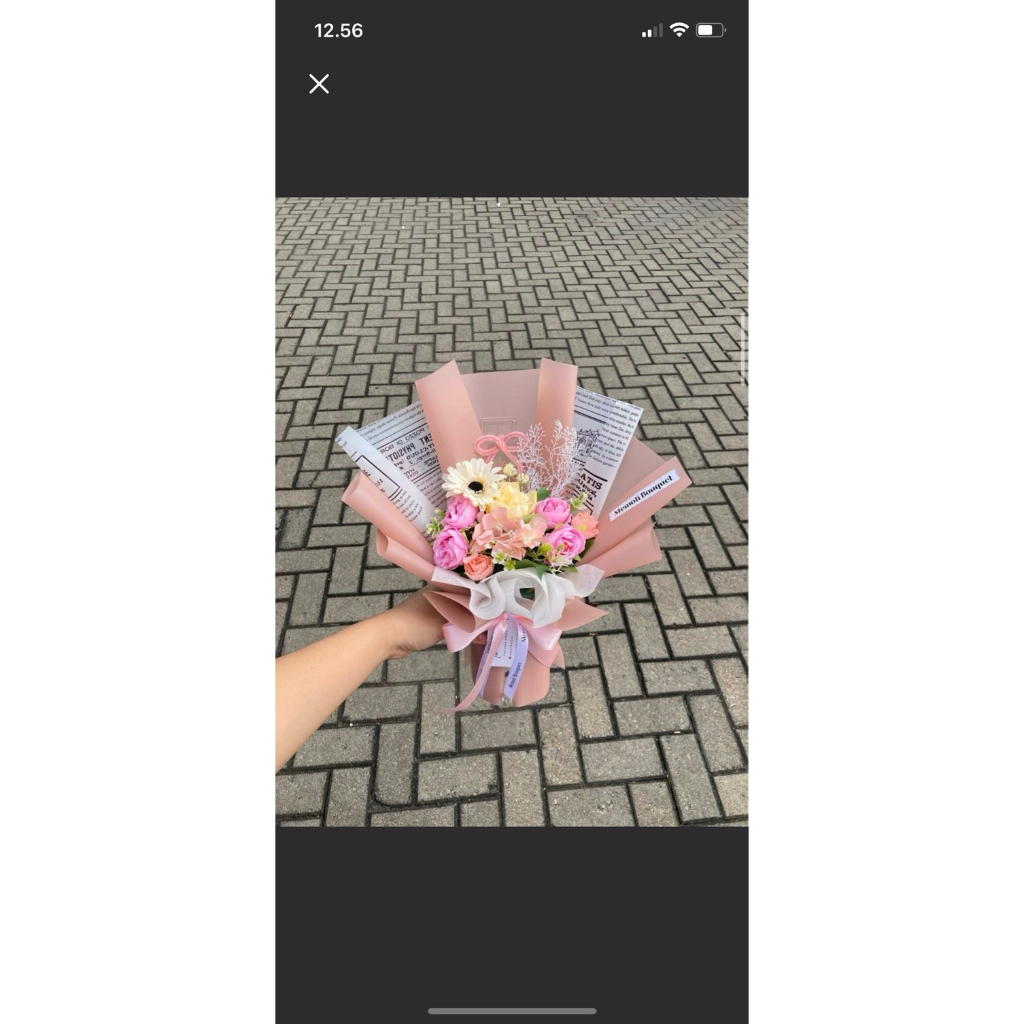 Hand bouquet bunga tangan artificial