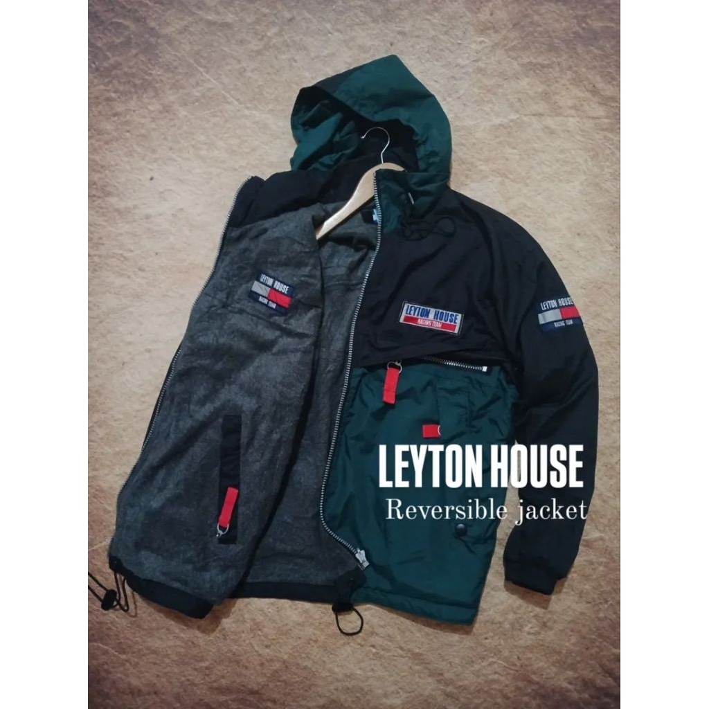jaket LEYTON HOUSE bulak-balik bahan tebal recomend bekas second preloved