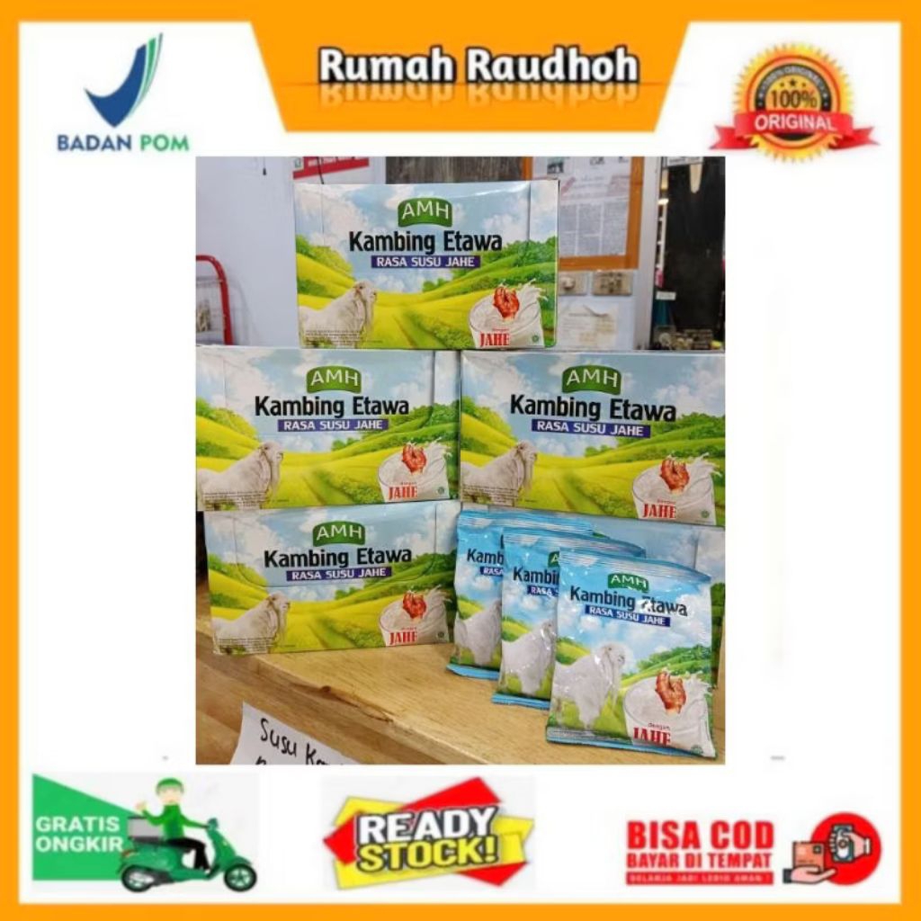 

SUSU KAMBING ETAWA BUBUK AMH RASA JAHE PERSACHET