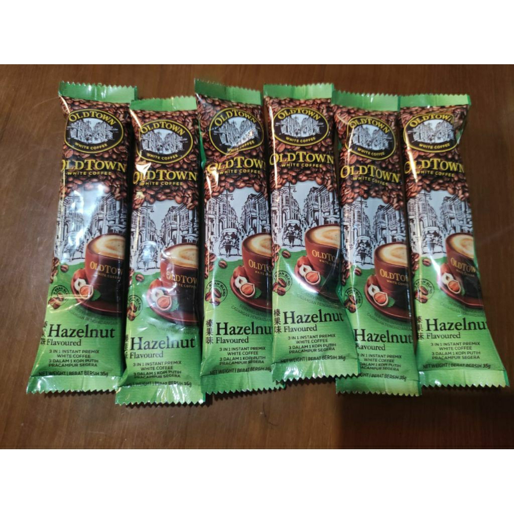 

oldtown white coffee hazelnut flavoured original malaysia