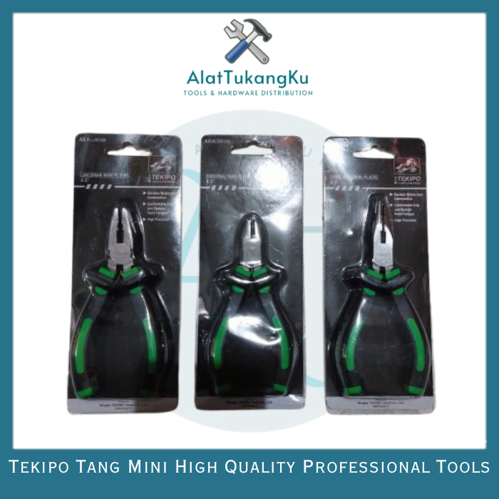 Tekipo Tang Mini 4,5 inci High Quality / Tang Potong Mini / Tang Lancip Mini / Tang Kombinasi Mini