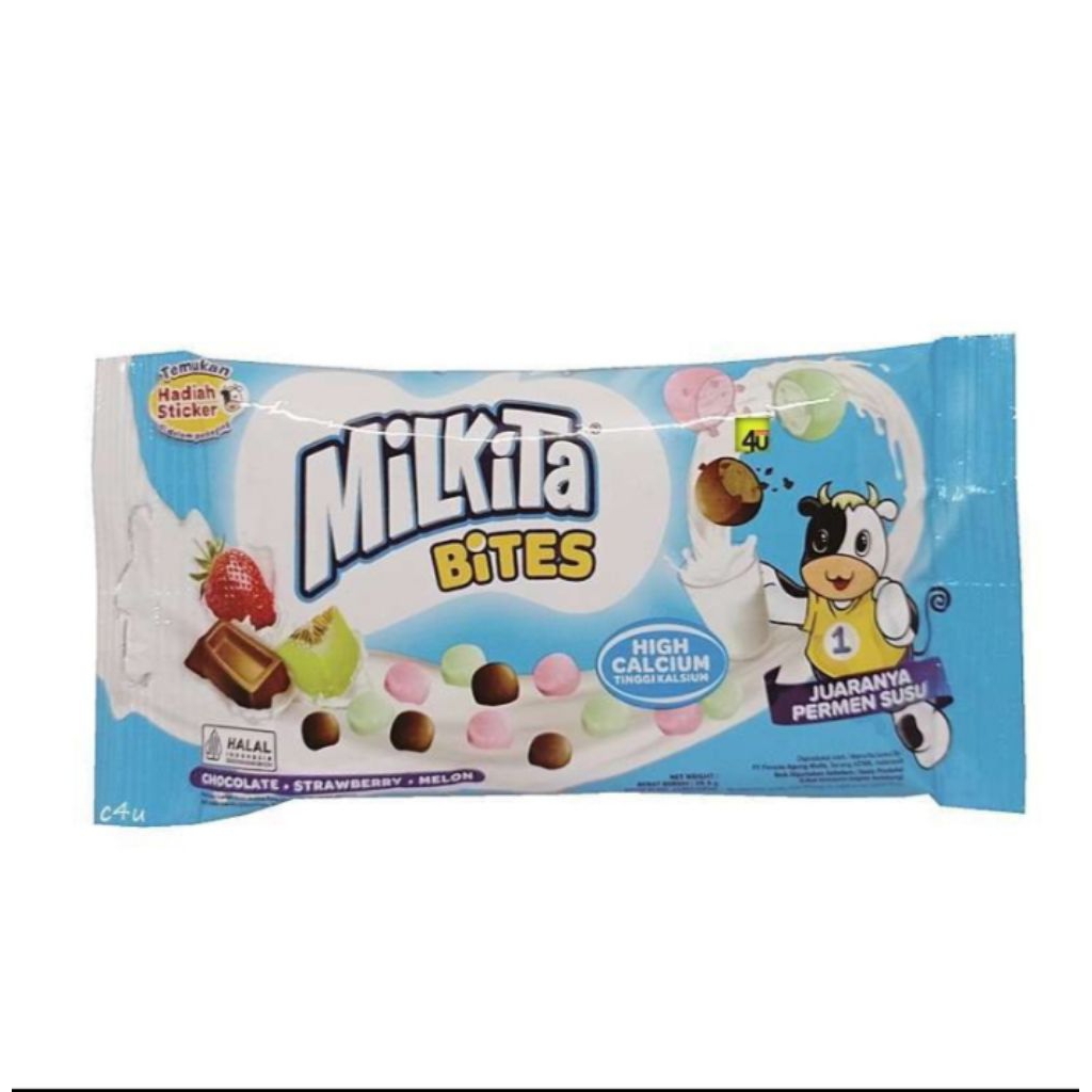 

milkita candy bites permen susu 24g