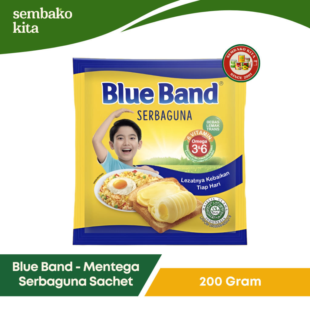 

Blue Band - Margarin Serbaguna Sachet 200g