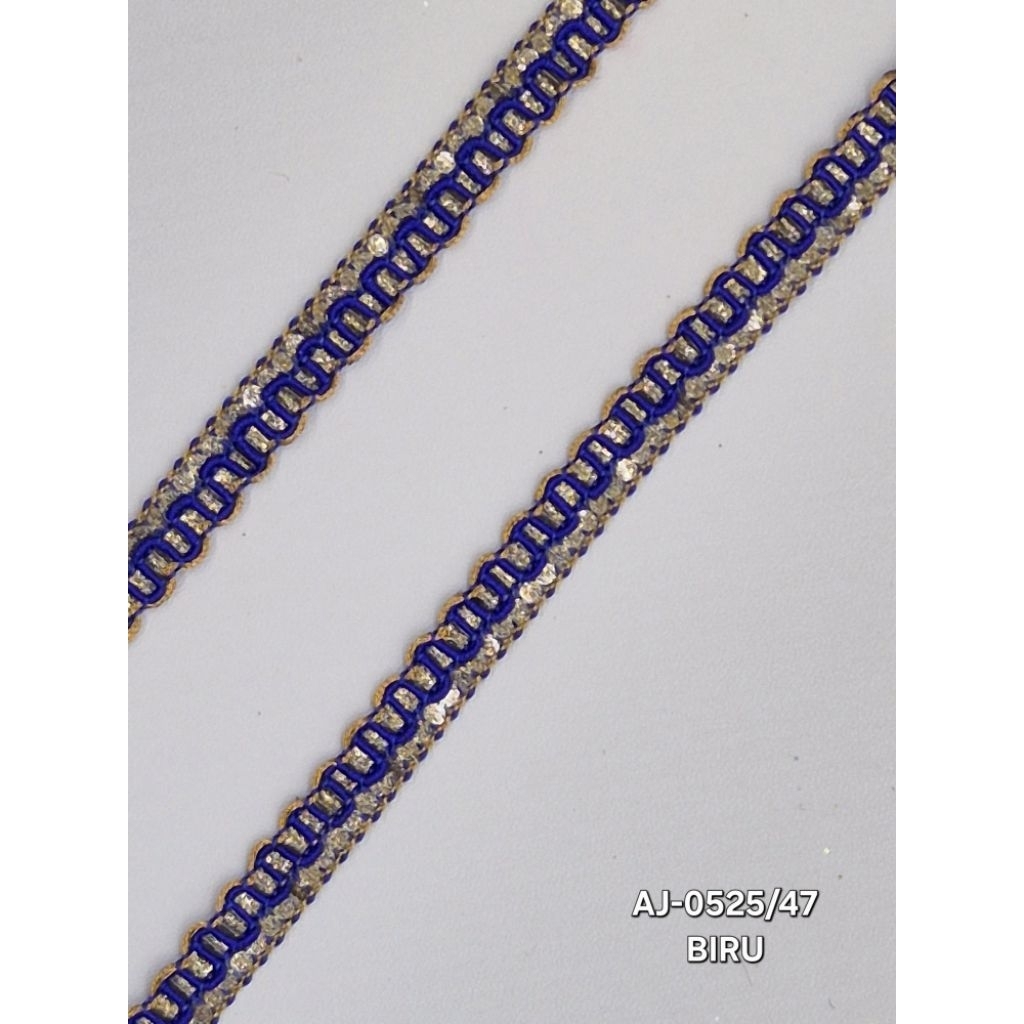 Renda india warna kecil AJ 0525/47 (1PAK = 10PIS)