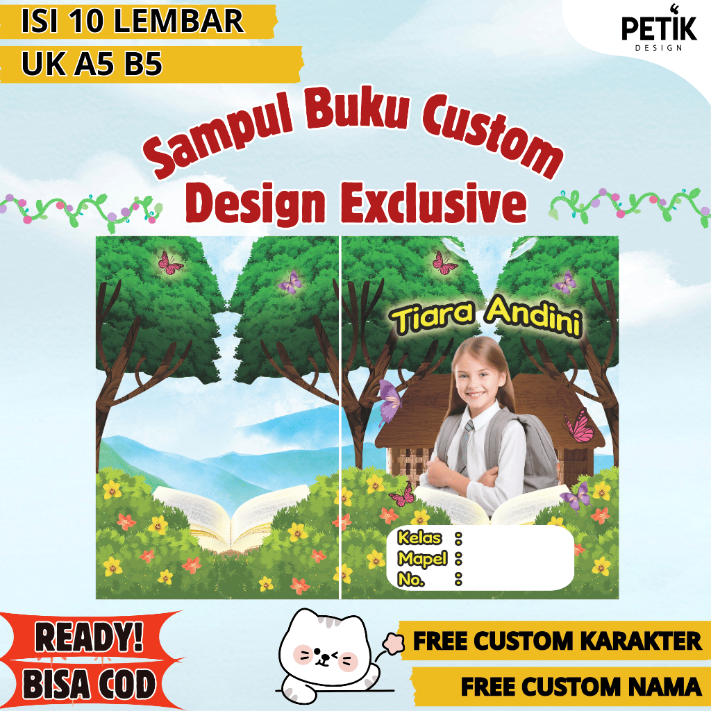 

Sampul Buku Custom Design Exclusive Isi 10 Lembar | Tanpa Pre Order | Bisa COD