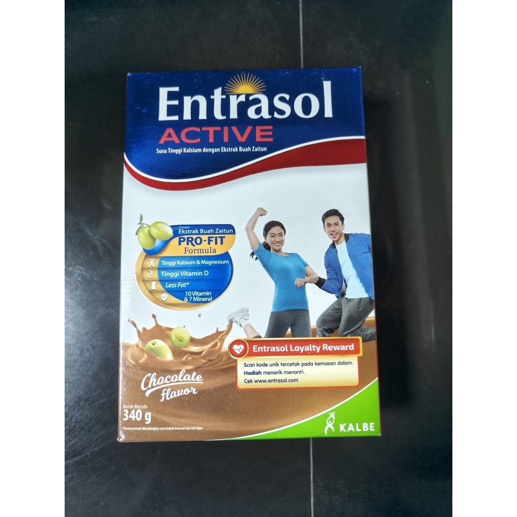 

susu entrasol rasa coklat