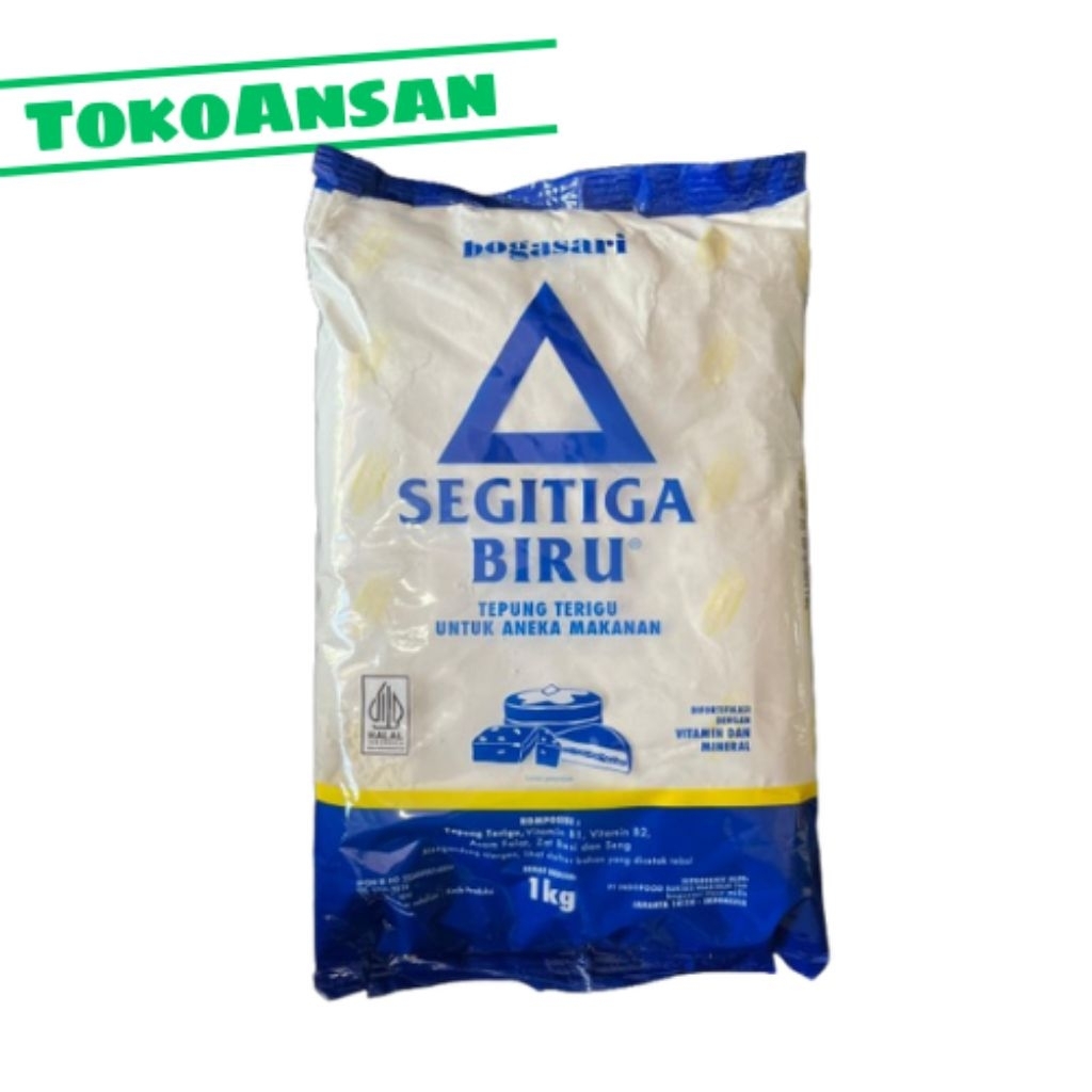 

[TokoAnsan] Tepung terigu Segitiga biru 1Kg