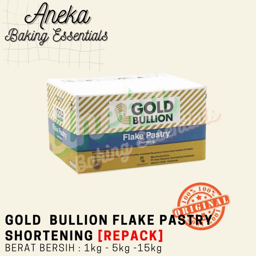 

GOLD BULLION FLAKE PASTRY [REPACK] 1kg