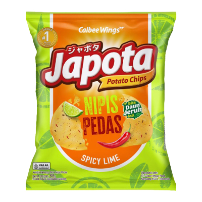 

Japota Keripik Kentang Rasa Nipis Pedas 68 g