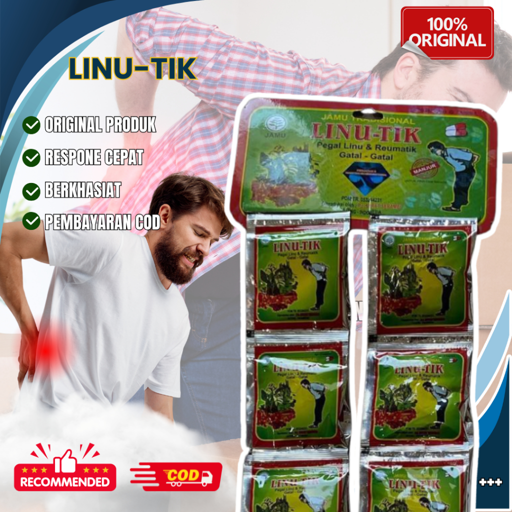 

Linutik Kapsul Original Pegal Linu Rematik 20 Sachet