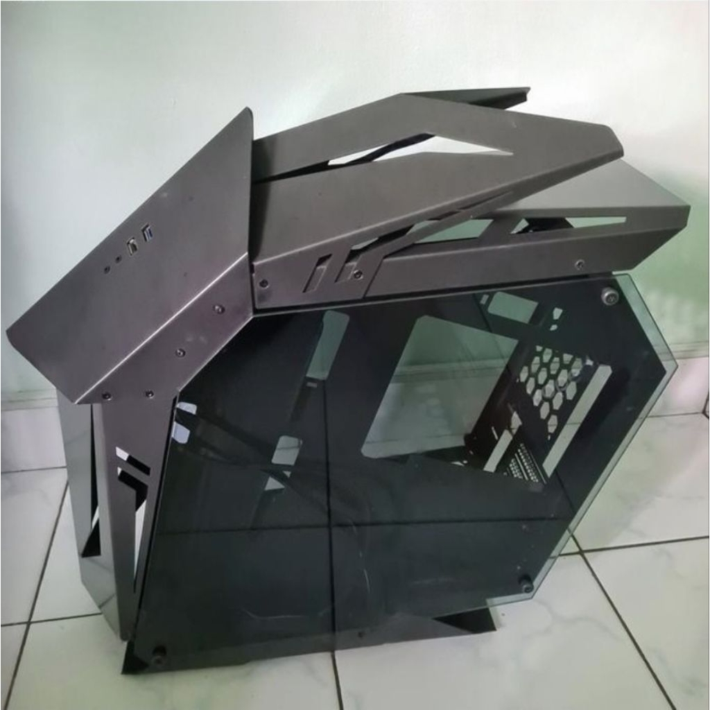 PRIME Z ( D ) HIGH QUALITY STRONG M-ATX / ITX  PC GAMING CASE / CHASING / CHASSIS BLACK  - USED / BE