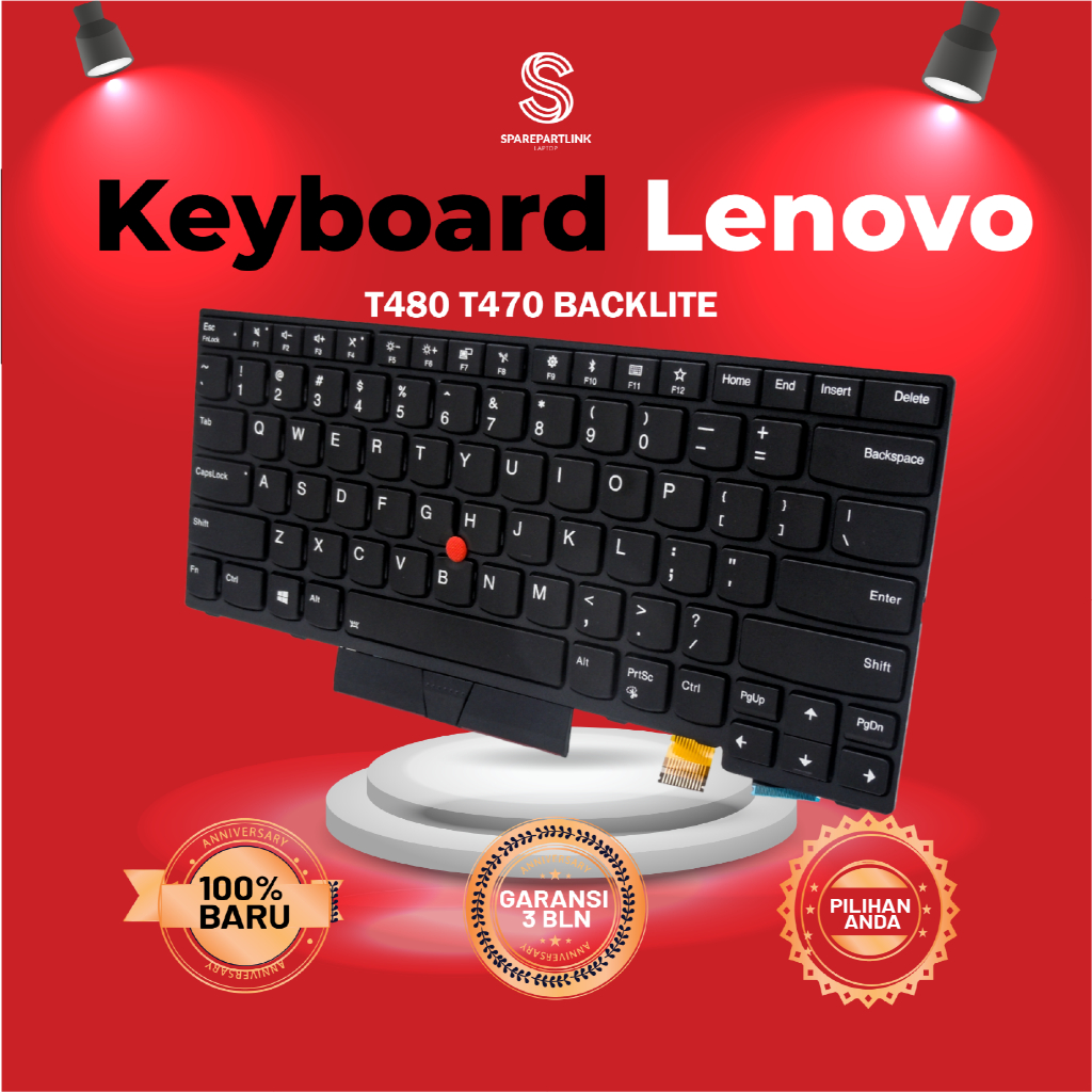 Keyboard Lenovo T480 T470 Backlite