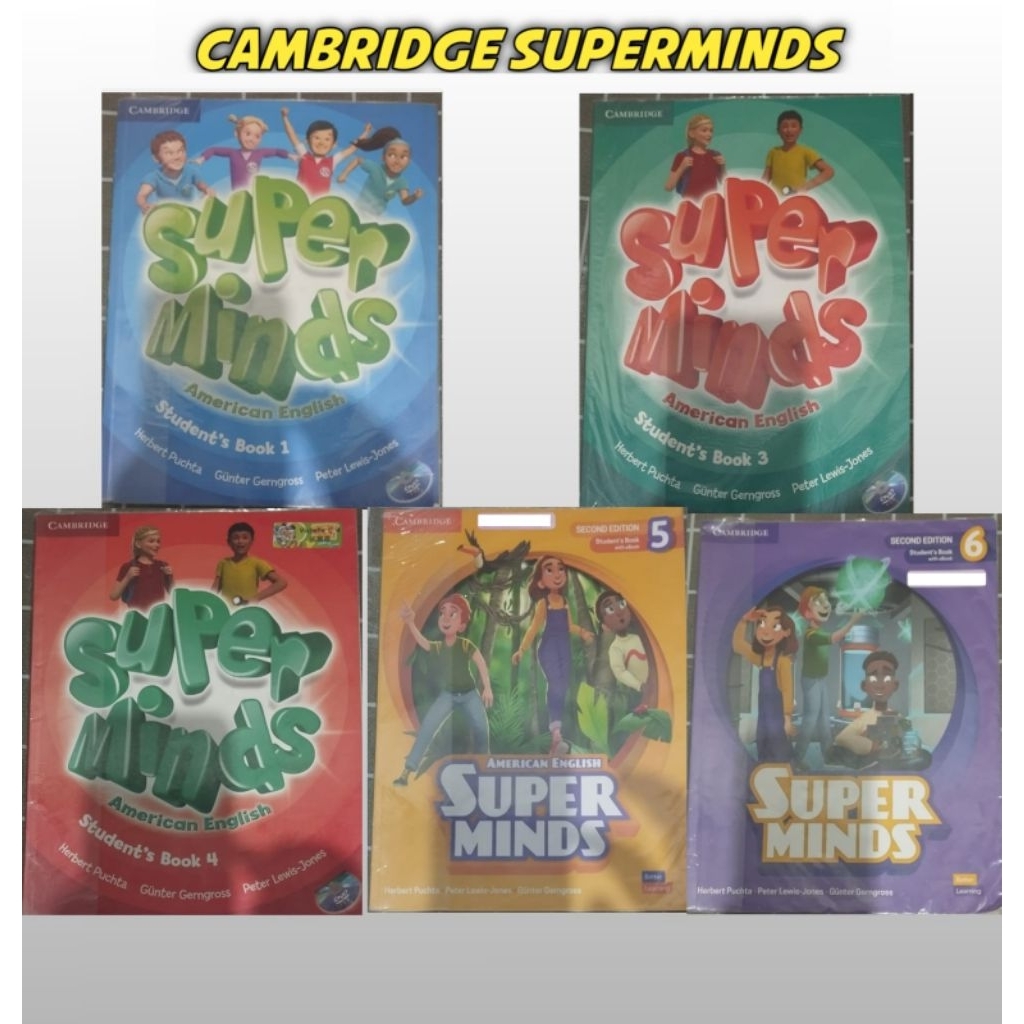 BUKU BAHASA INGGRIS SUPER MINDS KELAS 1-6 SD PENERBIT CAMBRIDGE