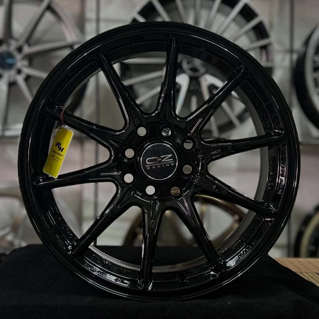 VELG OZ RACING RING 16 LEBAR 7 PCD 5X114.3 ET 40 WARNA GLOSS BLACK