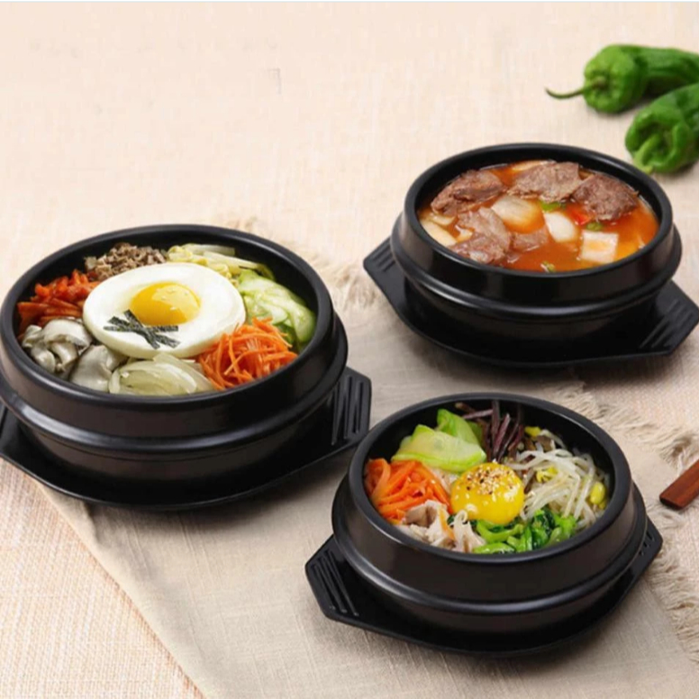 DongHwa Ttukbaegi Panci Keramik Tutup Kaca