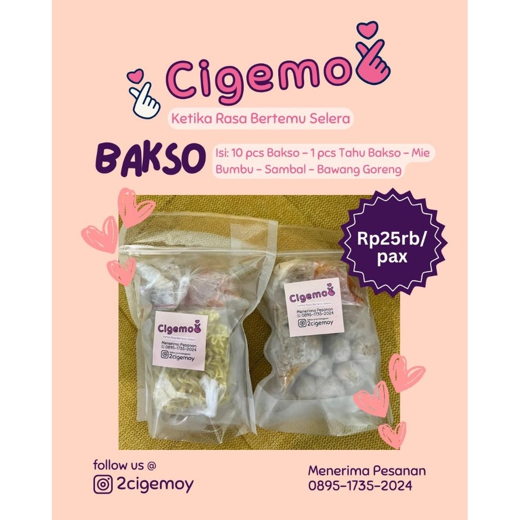 

Bakso Daging Sapi Cigemoy Tanpa Pengawet Gurih