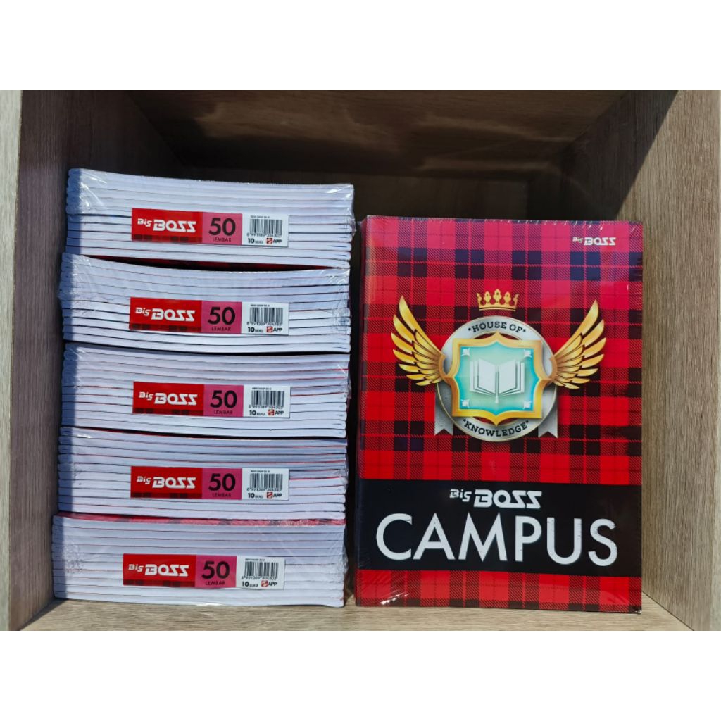 

Buku Tulis Big Boss 50 Lembar - 1 Pack (isi 10 buku) GRATIS ONGKIR