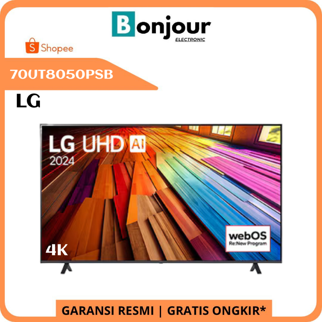 TV LG 70 Inch 4K UHD LG 70UT8050PSB Smart TV LG UT8050 70 Inch 70UT8050