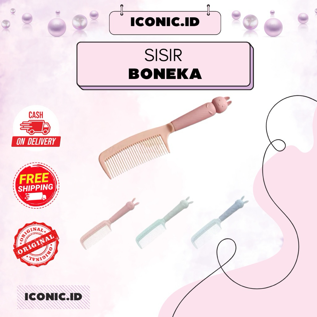 Iconic.id - Sisir Rambut / Sisir Rambut Boneka / Sisir Rambut Katakter / Sisir Karakter / Sisir Ramb